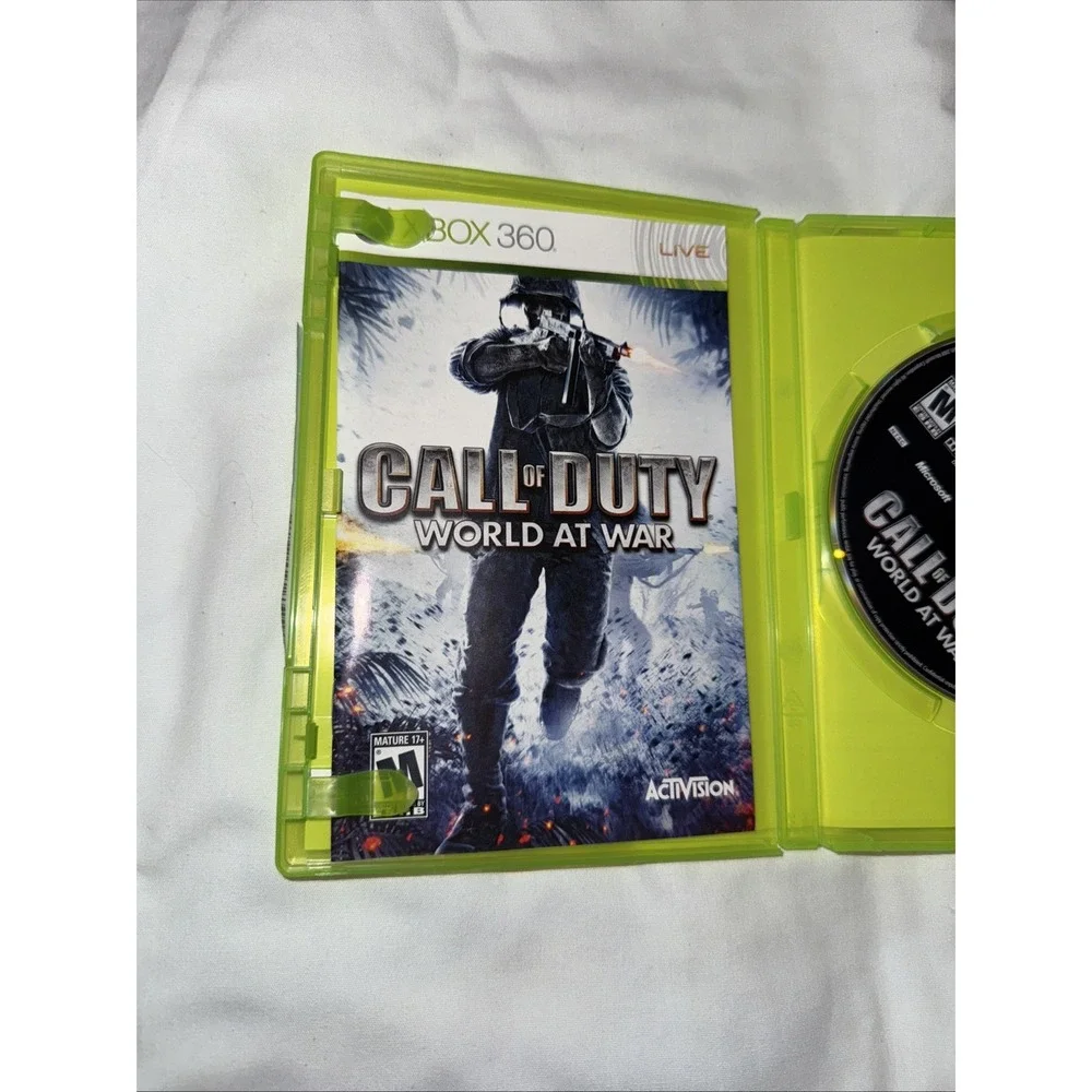 Call of Duty:‎ World at War - Microsoft Xbox 360 CIB Complete Tested & Working